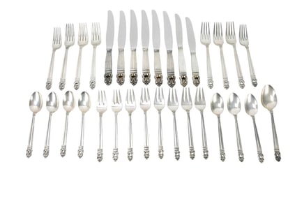 Internat'l Silver Sterling Royal Danish Flatware
