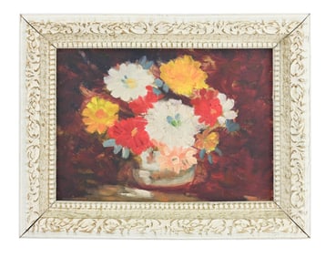 Barbara Farraher Oil Painting Still Life of Vase
