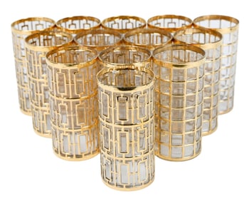 Imperial Glass Shoji Trellis, Toril de Oro Glasses