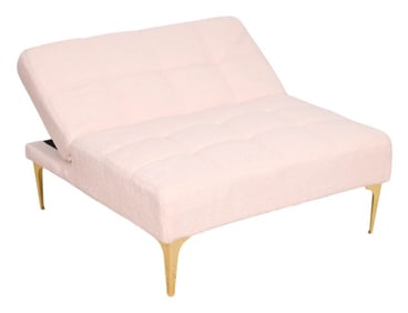 Modern Convertible Futon Tufted Seat / Ottoman