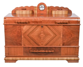 Art Deco Style Lane Cedar Vanity Console Chest