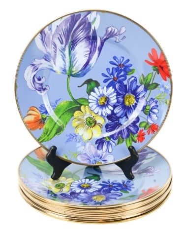 10 MacKenzie-Childs Flower Market Enamelware Plate (1 of 9)