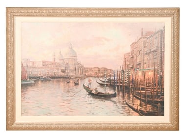 Sunset of the Grand Canal Offset Lithograph