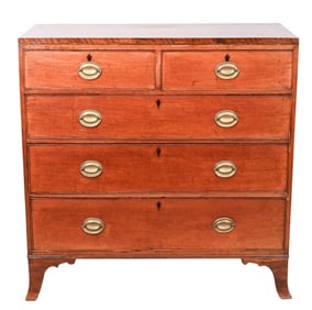 Antique Georgian Mahogany Chest of Drawers