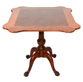 Baker Furniture Federal Style Inlay Hall Table