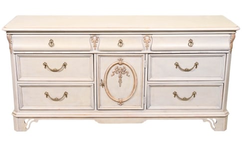 Lexington Distressed Painted Credenza / Commode