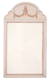 Lexington Hand Carved Painted Arched Mirror
