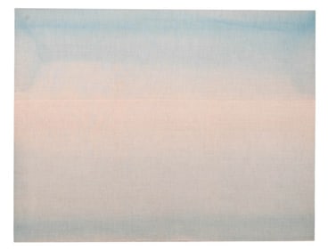 Agathe de Bailliencourt Signed Acrylic Raw Linen