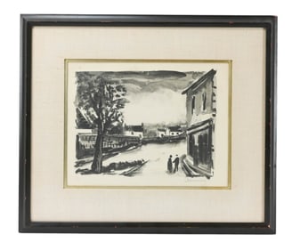 Maurice de Vlaminck Signed 1924 Lithograph Us
