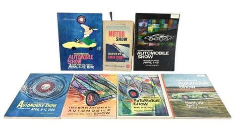 NY International Automobile Show 1961-72 Programs