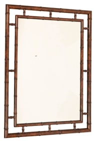 John Widdicomb Bamboo Wall Mirror