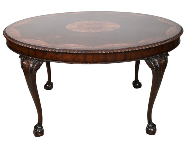 Antique Carved Mahogany Table with Carved Claws (1 of 17)