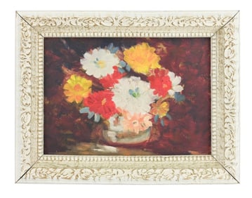 Barbara Farraher Oil Painting Still Life of Vase