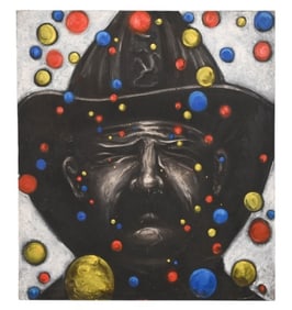 Don Puglisi Signed Expressionist Painting