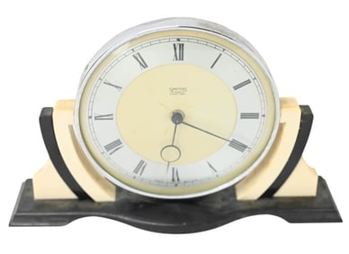 Smiths Art Deco Bakelite 8-Day Desk Clock