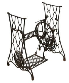 Antique Iron Singer Sewing Machine Table Base