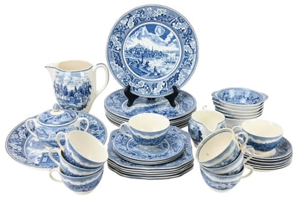 Antique Johnson Bros Historic American Service