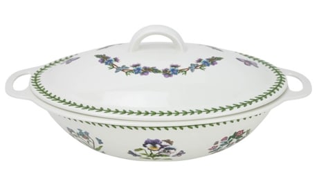Portmeirion Botanical Oval Casserole Dish w Cover