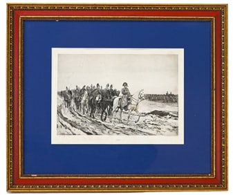 Antique J.L.E. Meissonier Pinx Print Paris