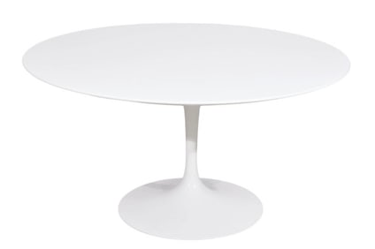 Knoll Saarinen 54" Round White Dining Table