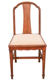 Antique Gustavian Carved Upholstered Chair