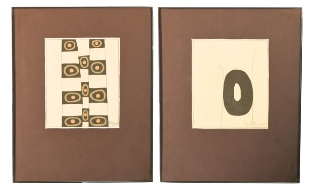 2 Martha Murphy Signed Abstract Oil Paintings 2009 (1 of 11)