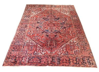 Persian Hand Made Heriz Wool Rug