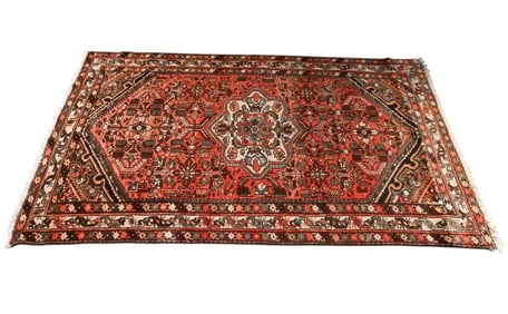 Antique Wool Heriz Carpet