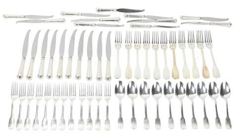 Odiot Sterling Silver Flatware Set
