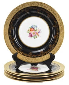 Antique Heinrich & Co. Selb Bavaria Cabinet Plates