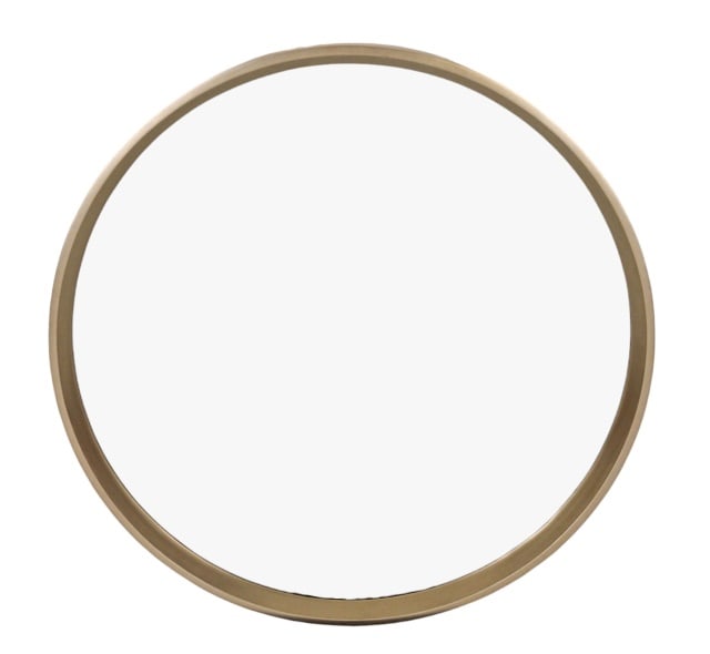 Uttermost Round Urban Wood Wall Mirror (1 of 7)