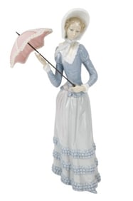Lladro Porcelain Figurine Titled Aranjuez Lady
