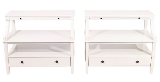 Pair French Country Style Nightstands