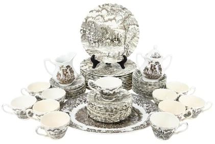 Staffordshire Royal Mail Ironstone Dinner Service