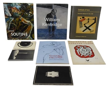 7 20th C Coffee Table Art Books on 20th C Art