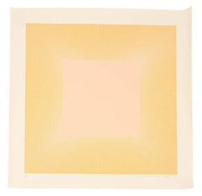 Richard Anuszkiewicz Signed Numbered Screen Print