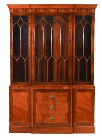 R. Irwin Co. Georgian Style Glass China Cabinet