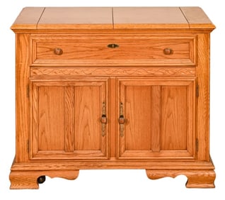 Stanley Solid Flip Top Bar Top Cabinet