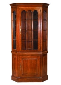 Vintage Pennsylvania Solid Maple Corner Cabinet