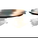 Modernist Wenge Wood & White Lacquer Dining Table