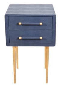 Made Goods Gadner Faux Shagreen Nightstand