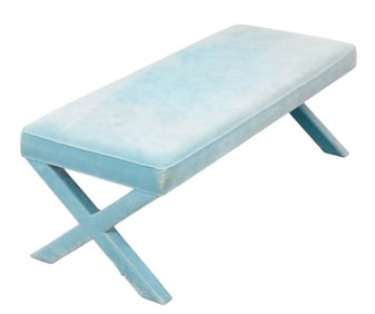 Jonathan Adler Double X Upholstered Bench