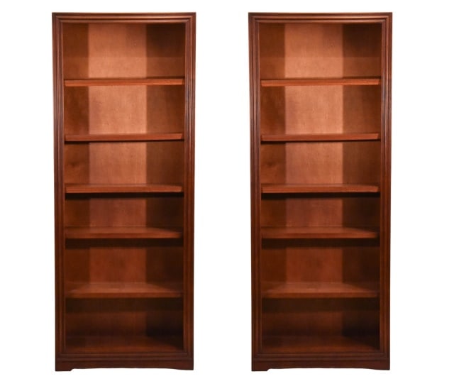 Pair Hamilton Heritage Traditional Bookcases: Pair Hamilton Heritage Traditional Bookcases.Measures 84 inches x 33 inches x 12 inches.