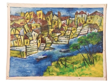 Ram Kumar Oil on Canvas