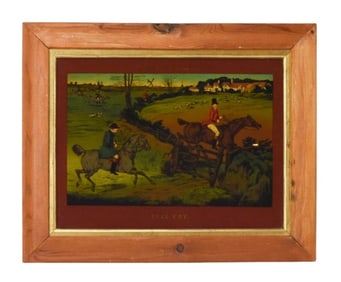 Reverse Printed H. Alken London Hunting Scenes