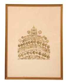 Christine Chagnoux Signed Lithograph 1964 Numbered