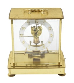 Vintage Kieninger & Obergfell Brass Mantel Clock