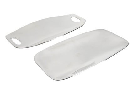 2 Nambe Serving Platters