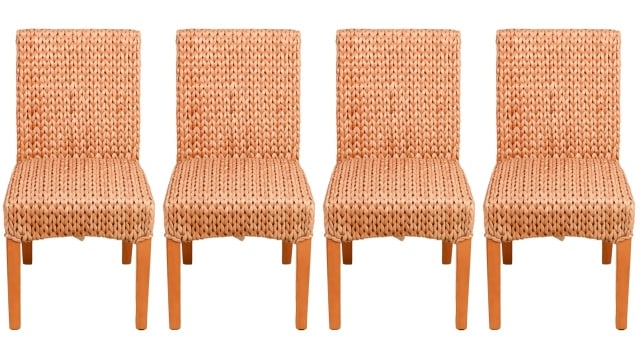 4 Pottery Barn Sea Grass Collection Chairs (1 of 10)