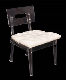 Plexi-Craft King George Acrylic Occasional Chair
